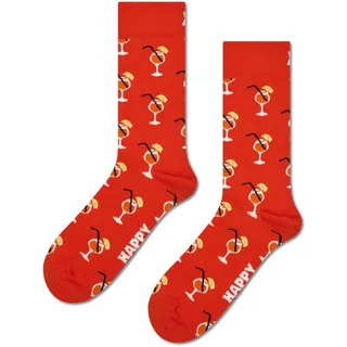 Happy Socks Socken mit Cocktailmuster für Herren und Damen, 36-40 & 41-46 - 36-40