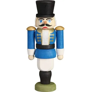 Seiffener Volkskunst Nussknacker Husar Größe 8.5 cm