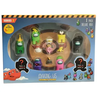 Among Us Crewmate Figures 8 Pack Deluxe Box (S2)