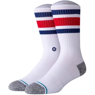Stance Boyd ST Sneakersocken 1er Pack Weiß/Rot/Dunkelblau 38-42