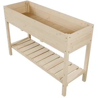 Juskys Hochbeet Freya 118 x 78 x 40 cm