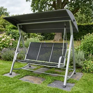 MWH Das Original MWH Kedline Hollywoodschaukel Silber