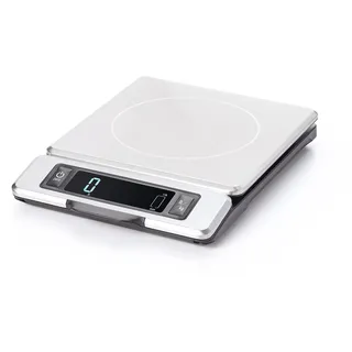 Oxo Good Grips 5 kg Edelstahl-Küchenwaage | Ausziehbares Display für schattenfreie Anzeige, Leicht ablesbare digitale Zahlen, Kompaktes Design