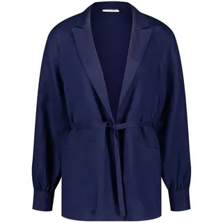 GERRY WEBER Jackenblazer Lässiger Leinenblazer mit Taillenband 38