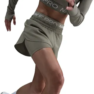 Nike Pro Dri-FIT 2in1 Shorts Damen Khaki/Grün XS