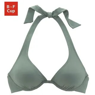 BENCH Bikini-Top Damen Grün 38 Cup D