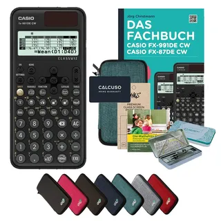 CALCUSO Streberpaket Türkis mit Taschenrechner Casio FX-991DE CW