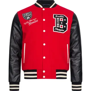 BENLEE Rocky Marciano Benlee Newark Jacke - Red / Navy / Ecru - L