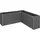 Belvedere Maxi L200 201 x 201 x 77 cm dunkelgrau-metallic