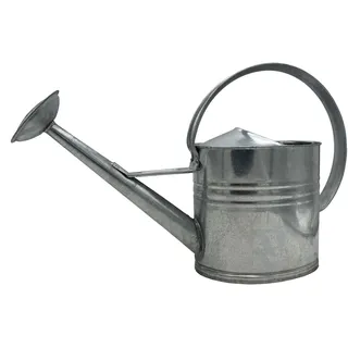 Zinkgießkanne 10 Liter Metall Gießkanne Feuerverzinkt Garten Pflanzkanne