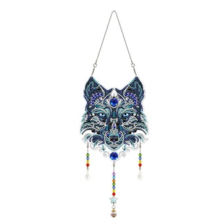 TROYSINC 5D DIY Diamond Painting Bilder Wandbehang, DIY Diamant Painting Set, Strass Kristall Malerei Tiere Bilder Mandala Anhänger für Erwachsene (Stil J)