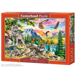Castorland C-104970-2 - Wolf Family and Eagles Puzzle 1000 Teile