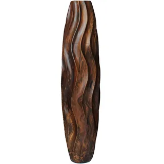 Blumenvase Holzvase Bodenvase Tischvase Dekovase für Dekoration 51 cm(20 Zoll) aus Mangoholz