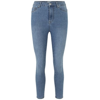 ONLY Petite Regular-fit-Jeans MILA (1-tlg) Plain/ohne Details blau