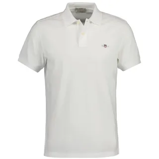 GANT Slim Shield Pique Polo weiß 3XL