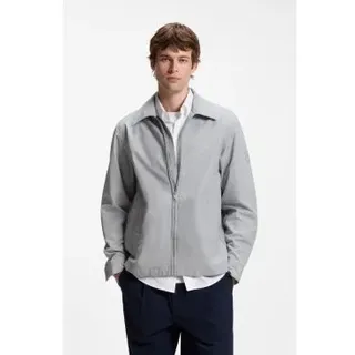 BOSS für Herren. 50565637 Graue Jacke Lutti (M), Lässig, Baumwolle