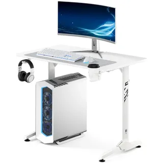 Diablo Chairs Gaming-Schreibtisch X-Mate 100 x 60 x 75 cm Weiß
