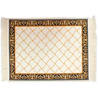 Mini Teppich Mauspad mit Quaste Oriental Persian Mouse Pad 28x18 cm | Kreative Orientteppich Muster, Perserteppich, Rutschfeste Gummibasis, Kleiner Teppich Tisch Mousepad, Matte