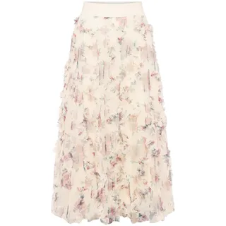 Zero Tüllrock Damen Floral Weiß/Pink 38