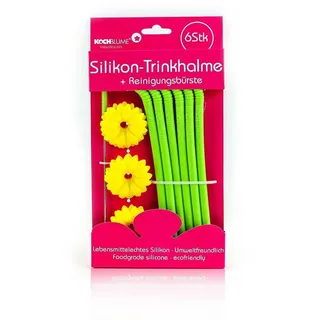 Kochblume Trinkhalme, (Set, 7-tlg) 14 cm x 25.5 cm x 21 cm