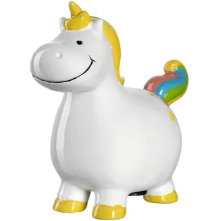LEONARDO Spardose Bambini - Einhorn Keramik Bunt