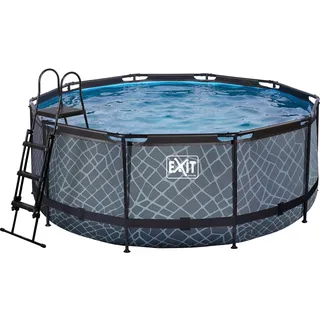 EXIT TOYS Stone Pool 360 x 122 cm inkl. Filterpumpe