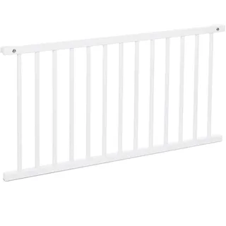 Babybay Verschlussgitter für Boxspringbett XXL - Kinderbettnutzung - Weiß lackiert