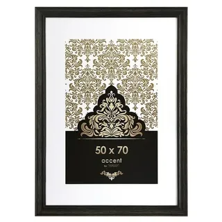 Accent Holzrahmen Vintage  (50 x 70 cm, Schwarz)