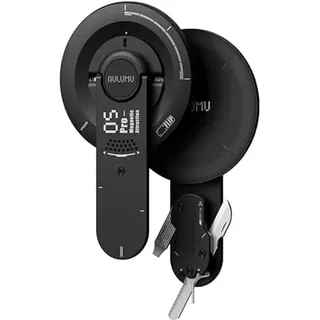 Aulumu G05 Pro Magnetisch Handy Ring Halterung für MagSafe Ring mit 5-in-1 EDC Multitool Ultraleicht Ultradünn Handy Griff Halter für iPhone Samsung 360° Drehbarer Einstellbarer Drehwinkel, Schwarz