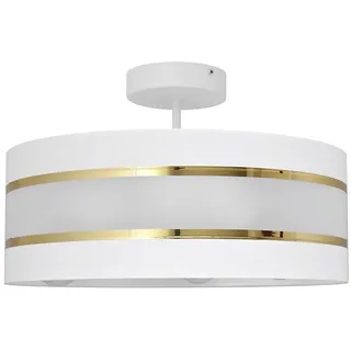 Stangen-Kronleuchter HELEN 3xE27/15W/230V weiß/gold - Weiß/Gold