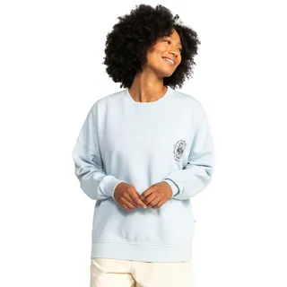 Sweatshirt QUIKSILVER "UNI OVERSIZED CREW" Gr. XS, blau (skyway) Damen Sweatshirts