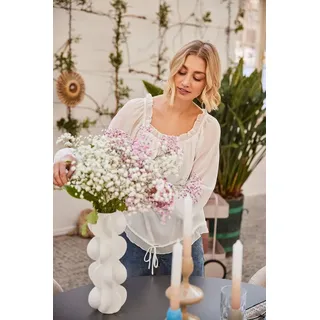 Kare Design Dekovase Viento Weiß, 35 oder 39 cm weiß