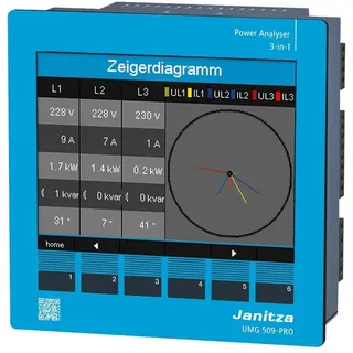 JANITZA UMG 509-PRO Spannungsqualitäts-Analysator Spannungsqualitäts-Analysator UMG 509-PRO