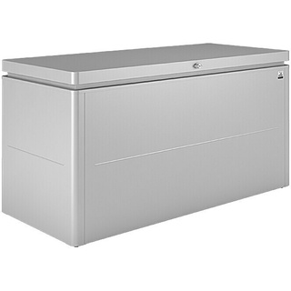 Biohort Gartenbox LoungeBox 160  (L x B x H: 160 x 70 x 84 cm, Silber Metallic, Stahl)