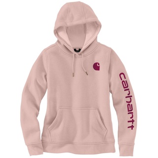 Carhartt Clarksburg Logo Damen Hoodie, pink, Größe L