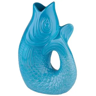 Giftcompany Dekovase Monsieur Carafon Vase / Karaffe Fisch L lagoon 2,7l (Vasen) blau|bunt