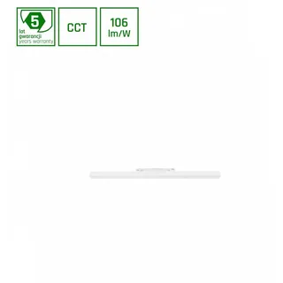 Spectrum Schienensystem-Leuchten Smarte Leuchte Weiß, 18W CCT-Lichtsteuerung Zigbee & Philips Hue fähig, Leuchtmittel fest integriert, CCT, 48V Schienensystem, CCT weiß