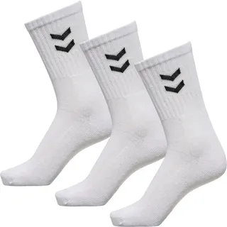 hummel Basic Socken 3er Pack Weiß 32-35