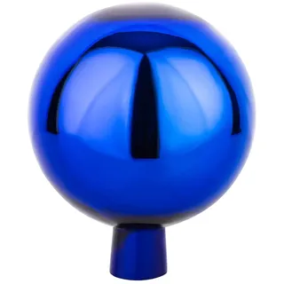 VERDOBA - Gartenkugeln für außen - Rosenkugel für den Garten - Dekokugeln Aussenbereich in vielen Farben - Garten Kugel hergestellt in Handarbeit (blau, 15 cm)