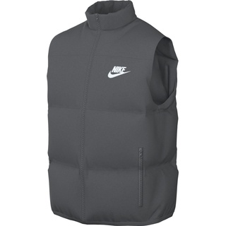 Nike FB7373-068 M NK TF CLUB PUFFER VEST Jacket Herren IRON GREY/WHITE Größe XS