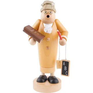 KWO Olbernhau 21709 Räuchermännchen Lehrerin, 26 cm