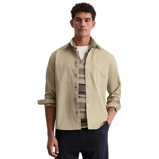 Marc O'Polo Langarmhemd Braun XXL
