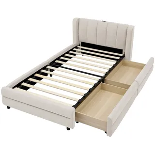 stilvora 90 x 200 cm Beige
