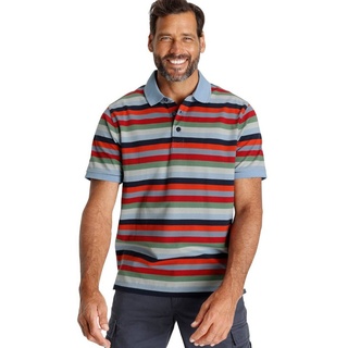 Man's World Poloshirt mit multicolor Streifen bunt 4XL (68/70)