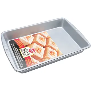 Wilton 2105-961 Kuchenform, rechteckig, 7.08 x 27.4 x 38.83 cm, Steel, Grey