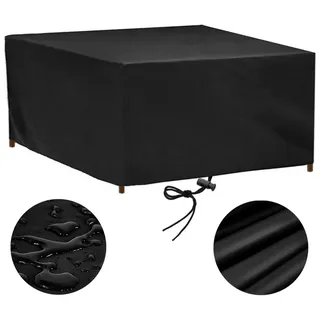 Abdeckung Gartenmöbel Winterfest 75x75 Gartenmöbel Abdeckung Wasserdicht Multi Größe Abdeckplane Gartenmöbel Gartentisch Abdeckung Schutzhülle Gartenmöbel Abdeckhaube für Möbelsets, 75x75x75cm