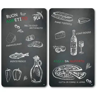 KESPER Herdabdeckplatte Ristorante 30x52 cm bunt