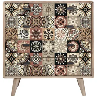 Ambiance Sticker Wandtattoo Aufkleber für Tischmöbel, Deko-Aufkleber für Schlafzimmer und Schränke Elisabetah - 60 Stück Aufkleber 15 x 15 cm