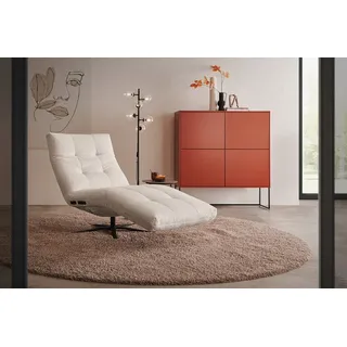 KAWOLA Relaxliege LETICIA Polyester 0 x 0 x 0 cm Weiß mit Relax-Funktion