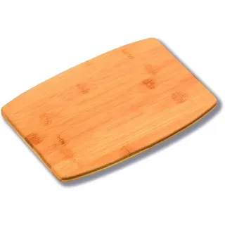 KESPER Schneidebrett Bambus – FSC-zertifiziert, langlebig und antibakteriell, ideal zum Schneiden und Servieren, Maße: 27 x 19 x 1,3 cm,